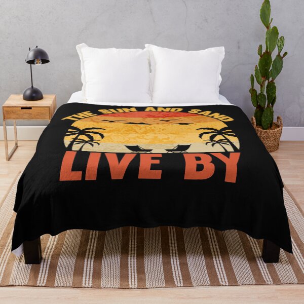 Item preview, Live By The Sun And Sand Summer Beach Sunset designed and sold by ArthurClaessens.