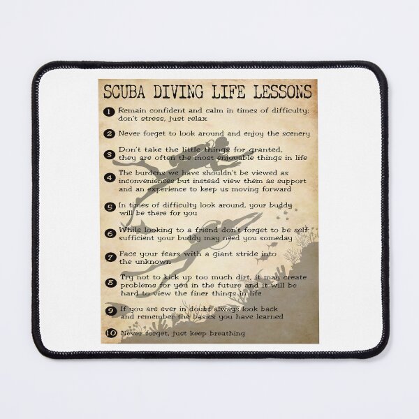 Item preview, Butterfly Scuba Diving Life Lessons designed and sold by JakeGoodwin.