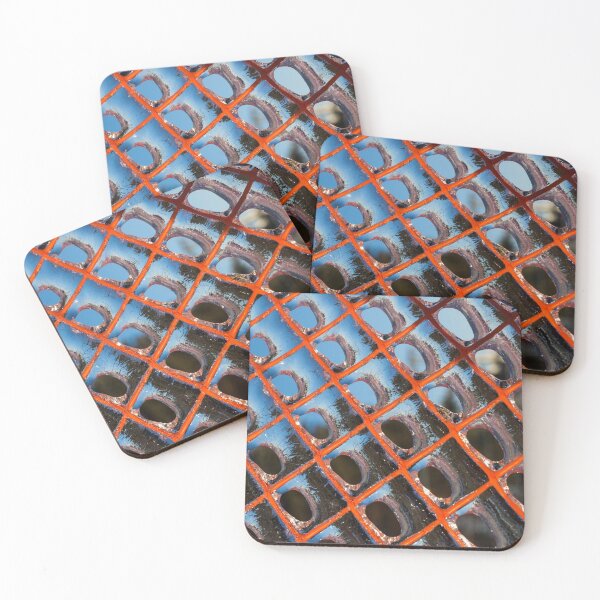 Item preview, Intricate Frozen Patterns in Orange and Blue designed and sold by Georgia Mizuleva.
