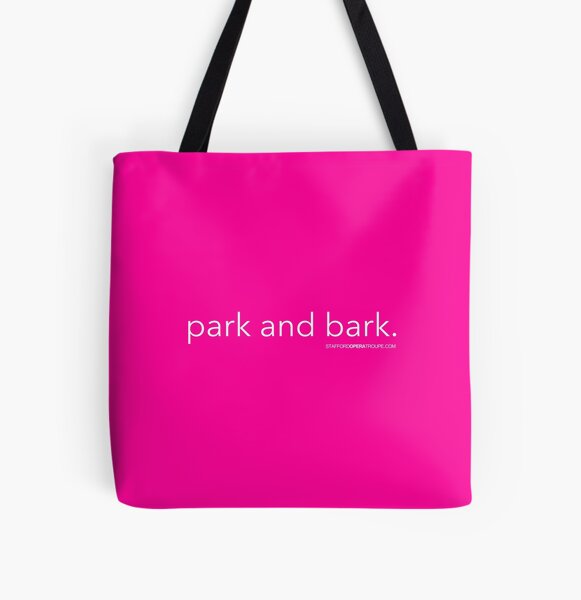 Park and Bark All Over Print Tote Bag