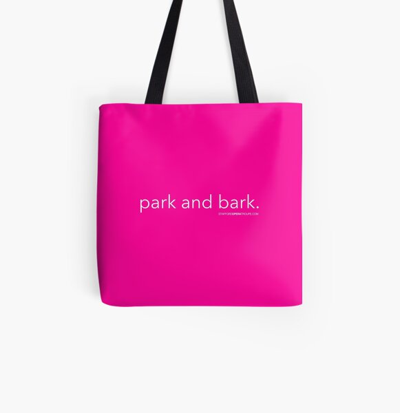 Park and Bark All Over Print Tote Bag