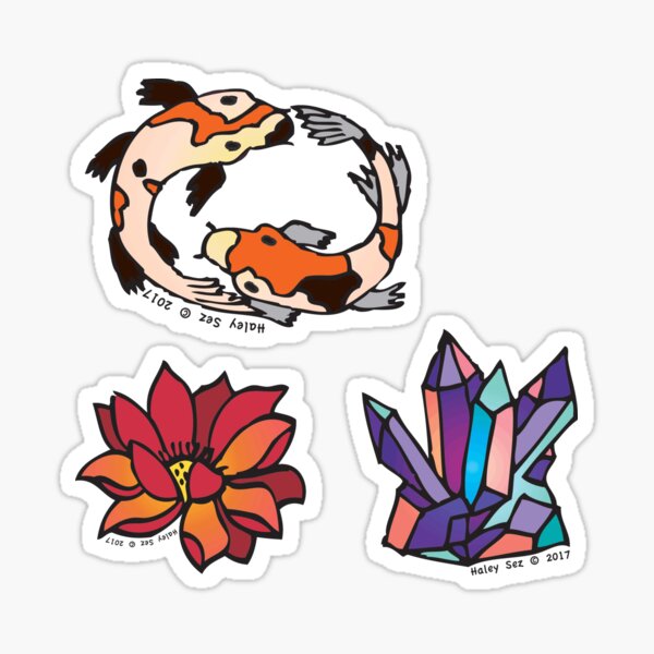 Zen Garden Friends Sticker
