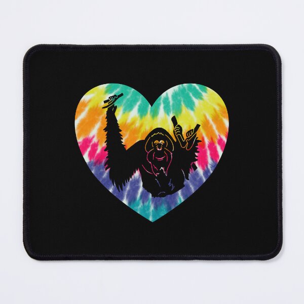 Item preview, Orangutan Monkey Heart With Tie dye Print For Monkey Lover designed and sold by JokeGysen.