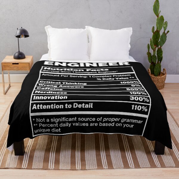 Item preview, Engineer Funny Nutrition Facts designed and sold by SpeakSarcasm.