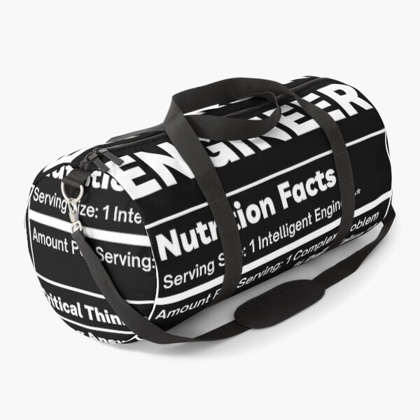 Item preview, Engineer Funny Nutrition Facts designed and sold by SpeakSarcasm.