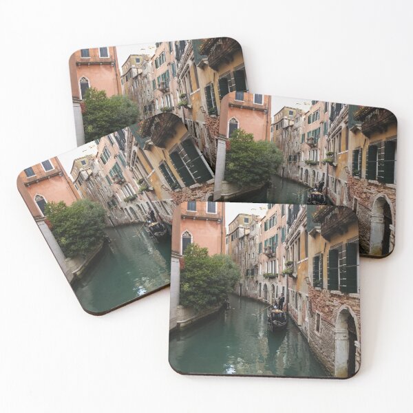 Item preview, Venice Italy - Green Canal Reflections and a Gondola designed and sold by Georgia Mizuleva.