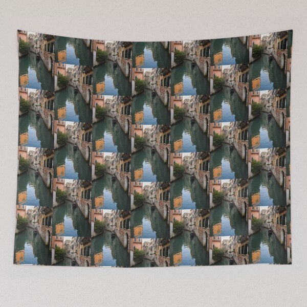 Item preview, Venice Italy - Green Canal Reflections and a Gondola designed and sold by Georgia Mizuleva.