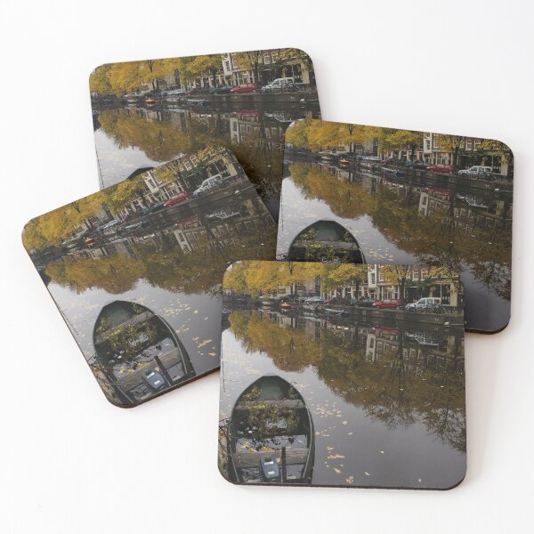 Item preview, Autumn in Amsterdam - the Abandoned Boat designed and sold by Georgia Mizuleva.
