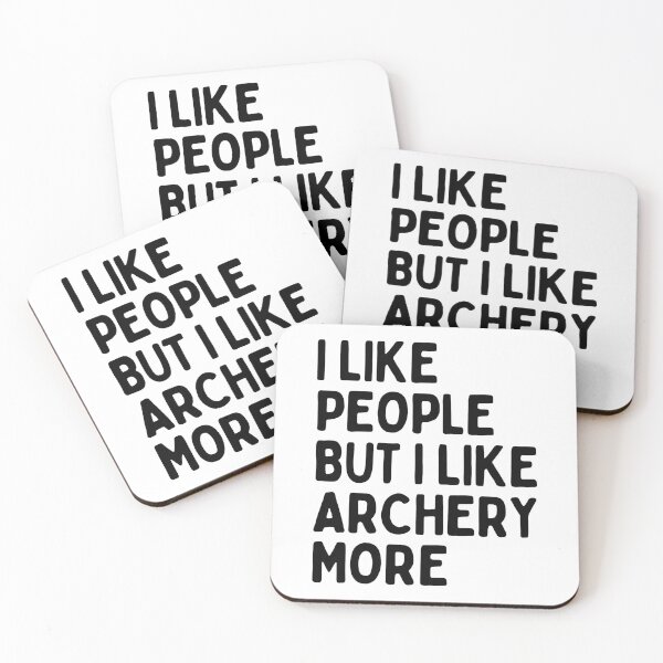 Item preview, I like people BUT I like archery more designed and sold by TheGreenGoat.
