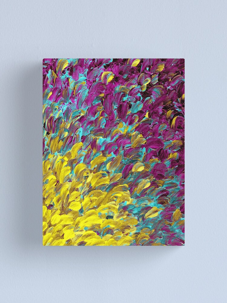 Abstract Painting buy with Yellow and Turquoise 2