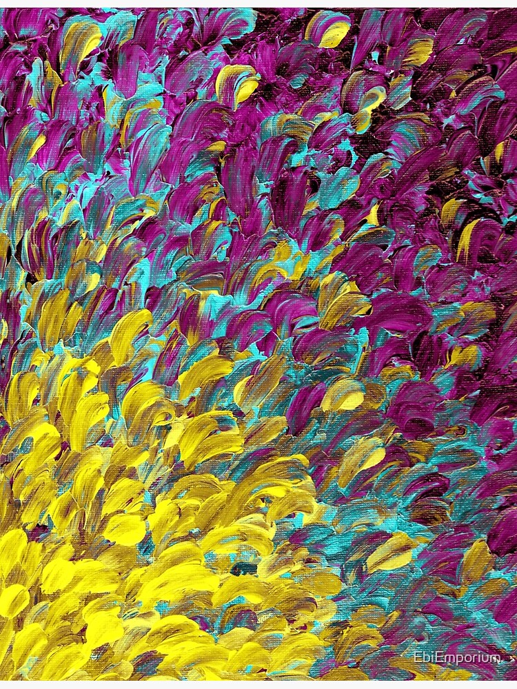 colorful wave acrylic