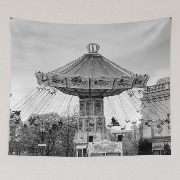 Item preview, Carousel black and white #carousel #blackandwhite designed and sold by JBJart.