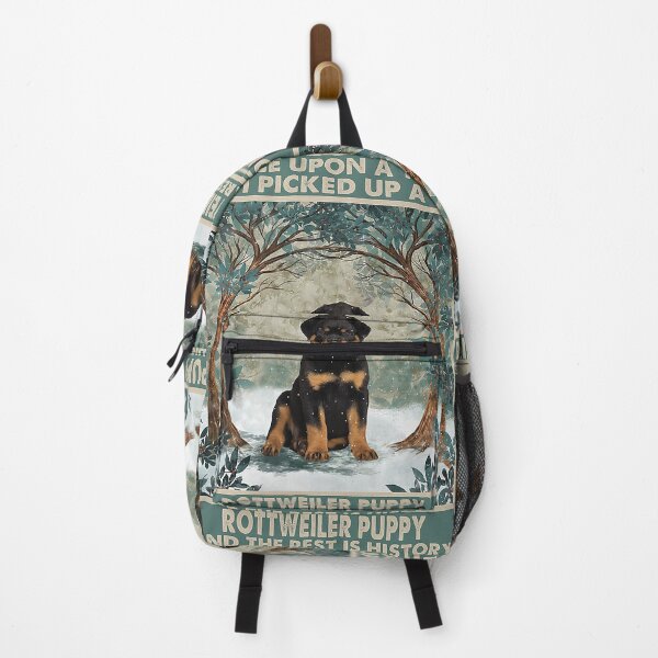 Item preview, Rottweiler Puppy Once Upon A Time i picked up a rottweiler puppy and the rest is history designed and sold by toniobnd51.