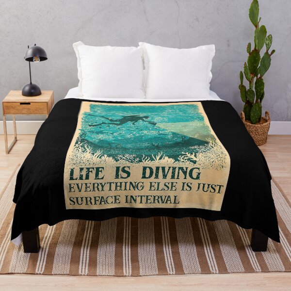 Item preview, Scuba Diving - Life Is Diving everything else is just surface interval designed and sold by cevyl49.