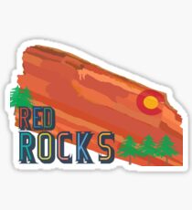 Red Rocks Sticker