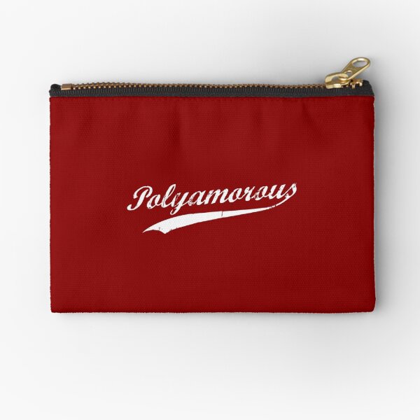 Team Polyamory Polyamorous and Proud Zipper Pouch