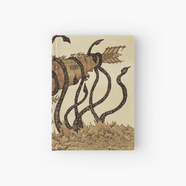 Item preview, Nautilus & giant squid designed and sold by djrbennett.
