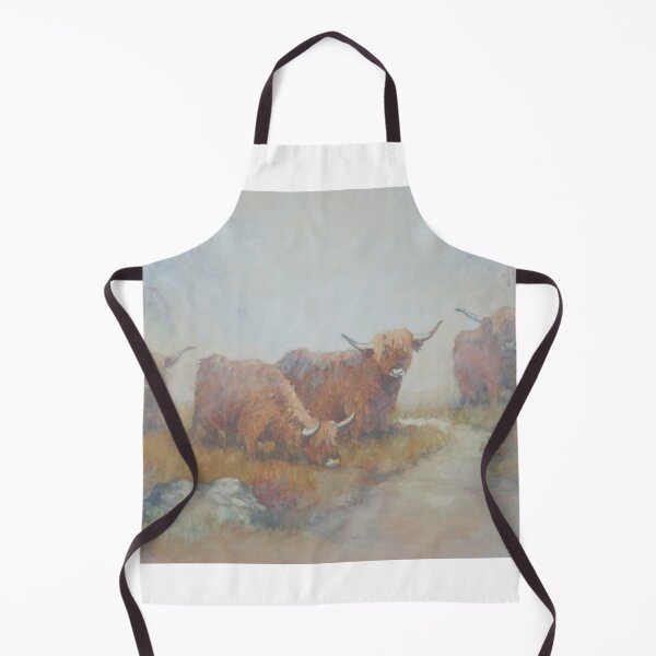 Item preview, Highland Cattle in the Mist. designed and sold by Christopher Hughes.