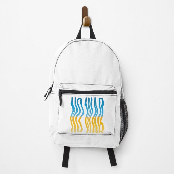 Item preview, liquid NO WAR sign in blue and yellow designed and sold by Viktoria-JaiHo.