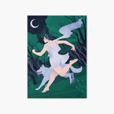 Vista previa del artículo con la obra «Diana en el bosque», diseñado y vendido por flaroh.