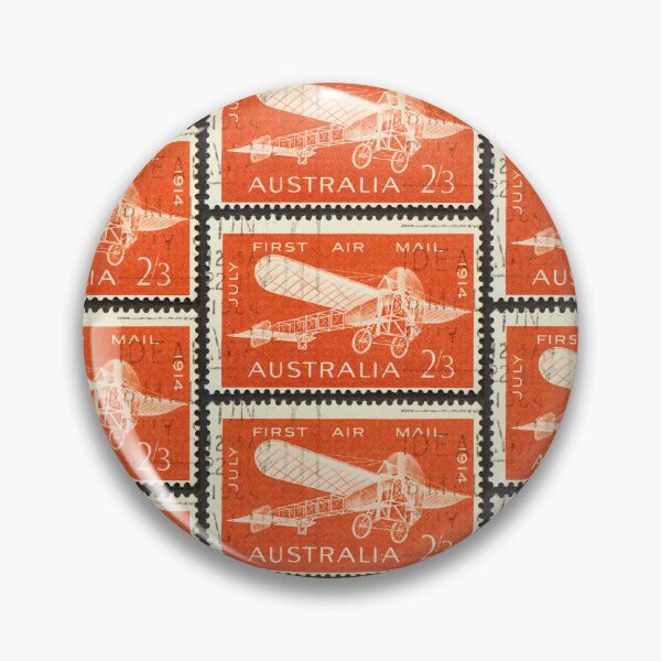 Item preview, July First Air Mail Australia 2/3 Stamp 1914 designed and sold by 2AGoodHome.