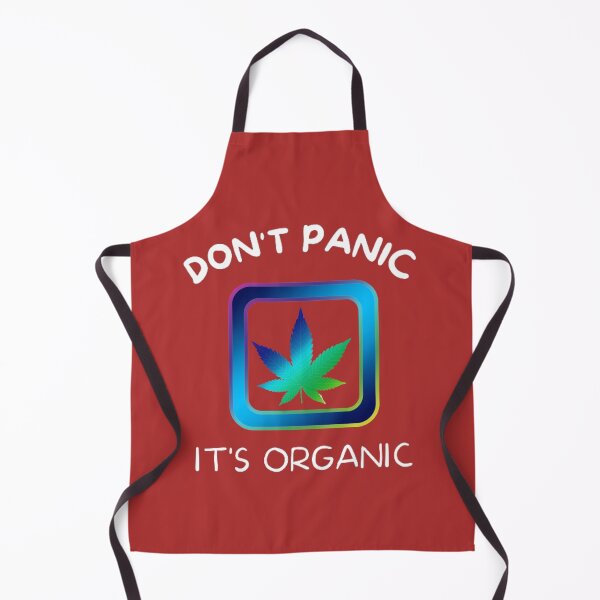 Item preview, Don't Panic It's Organic, Marijuana, Cannabis, Bong, thc, Ganja, Weed, Funny Smoker designed and sold by BestDesignbySof.