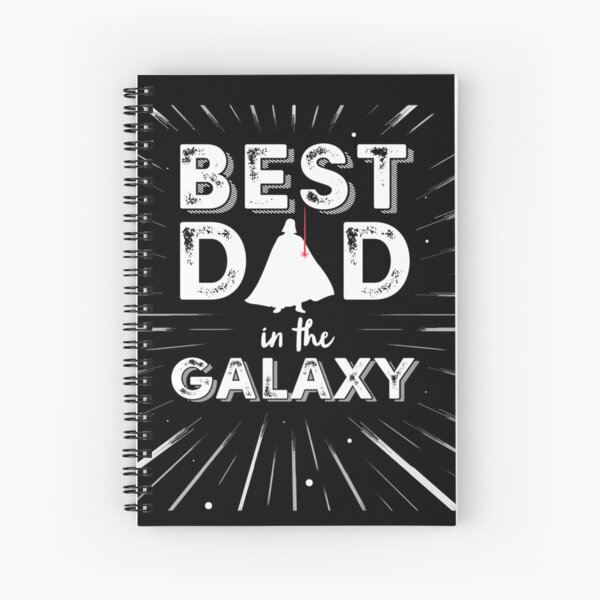 Darth Vader Best Dad Galaxy Father39;s Day Long Sleeve T-Shirt Spiral Notebook
