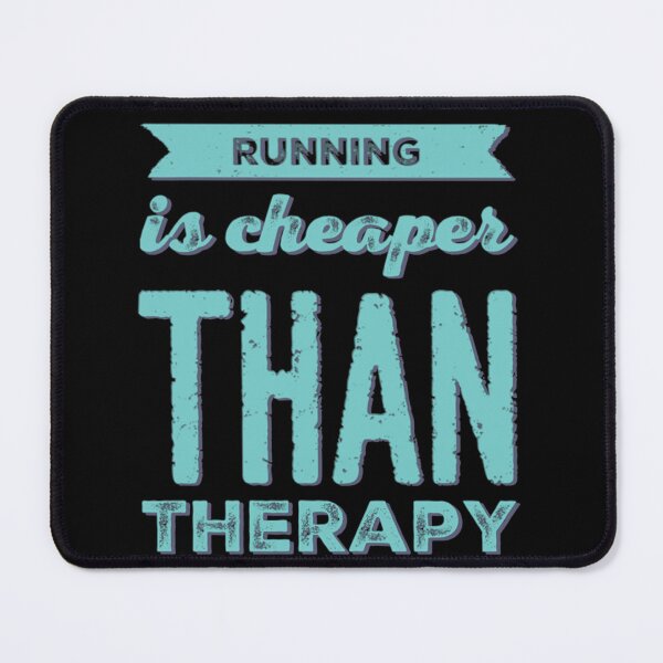 Item preview, Running Is Cheaper Than Therapy Classic T-Shirt designed and sold by krnnvrstacy.