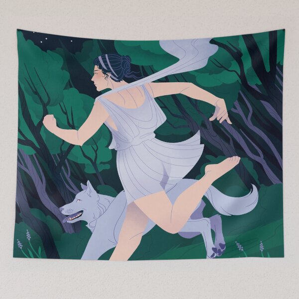 Item preview, Diana in the Woods designed and sold by flaroh.