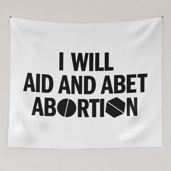 Item preview, I Will Aid And Abet Abortion  designed and sold by KristieFannon.