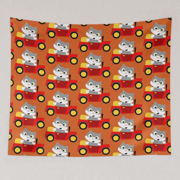 Item preview, Kitty Goes for a Drive designed and sold by stevewc2.