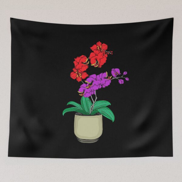 Item preview, Carnivorous Plants Orchid Flower Venus Fly Trap Orchid designed and sold by DSWShirts.