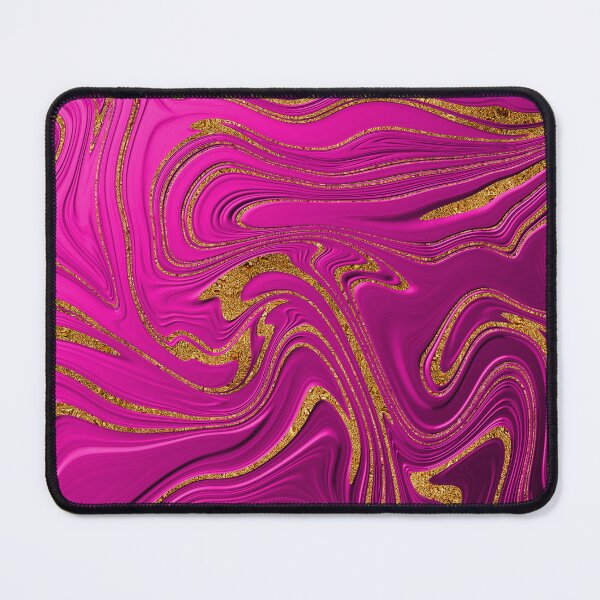Item preview, Abstract Pink Shape With Glitter Gold designed and sold by antarte99.