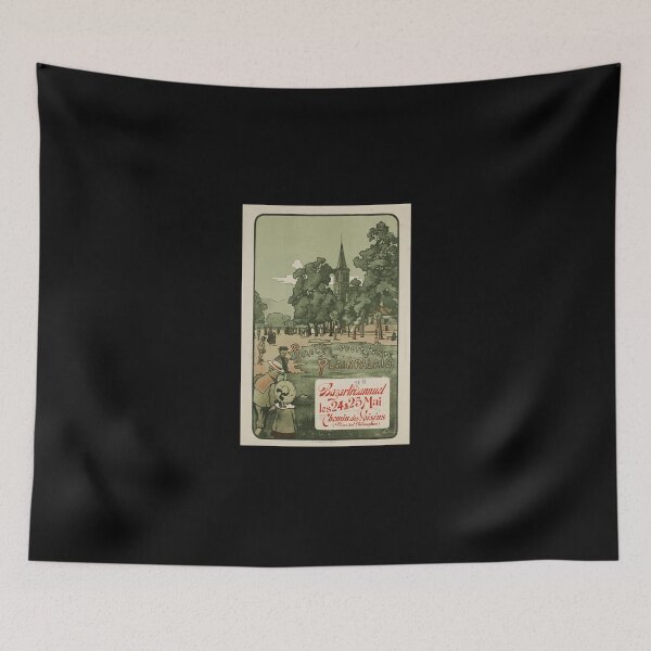 Item preview, Chemin Des Voisins Vintage Travel Poster Lightweight Sweatshirt designed and sold by kimmesajgreh.