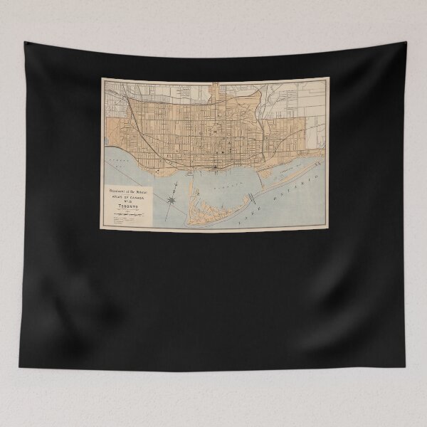 Item preview, Vintage Map of Toronto 1906  designed and sold by vealsteallf.