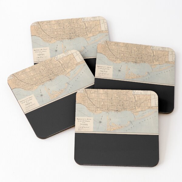Item preview, Vintage Map of Toronto 1906  designed and sold by vealsteallf.