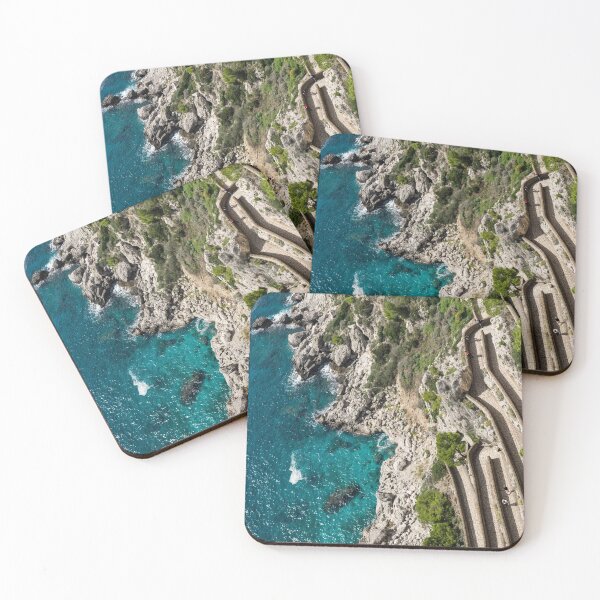 Item preview, Long and Twisted Walk to the Shore - Azure Magic of Capri designed and sold by Georgia Mizuleva.