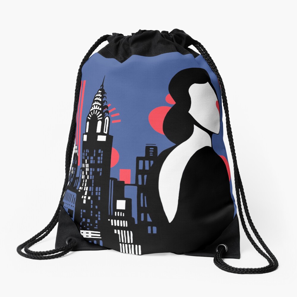 Vista previa del artículo con la obra «Mochila saco», diseñado y vendido por CovoStudio.