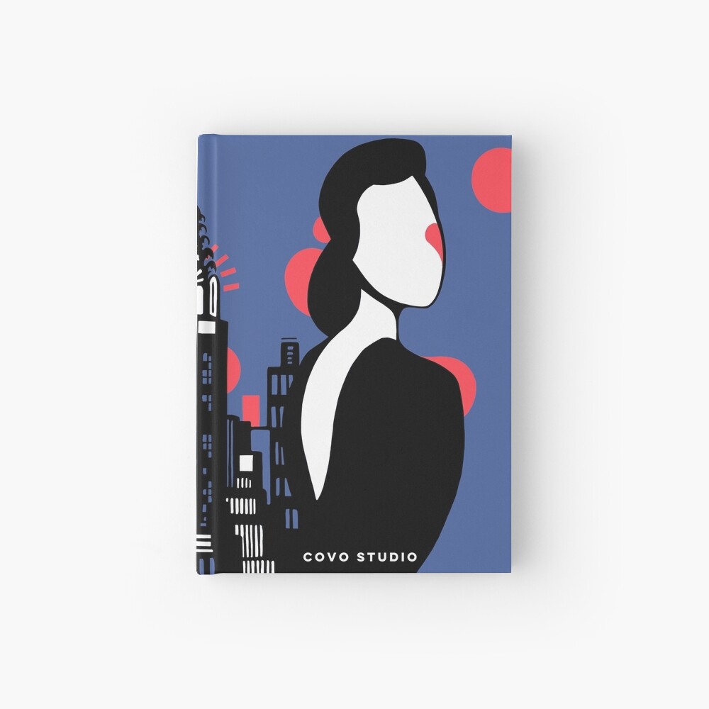 Vista previa del artículo con la obra «Cuaderno de tapa dura», diseñado y vendido por CovoStudio.