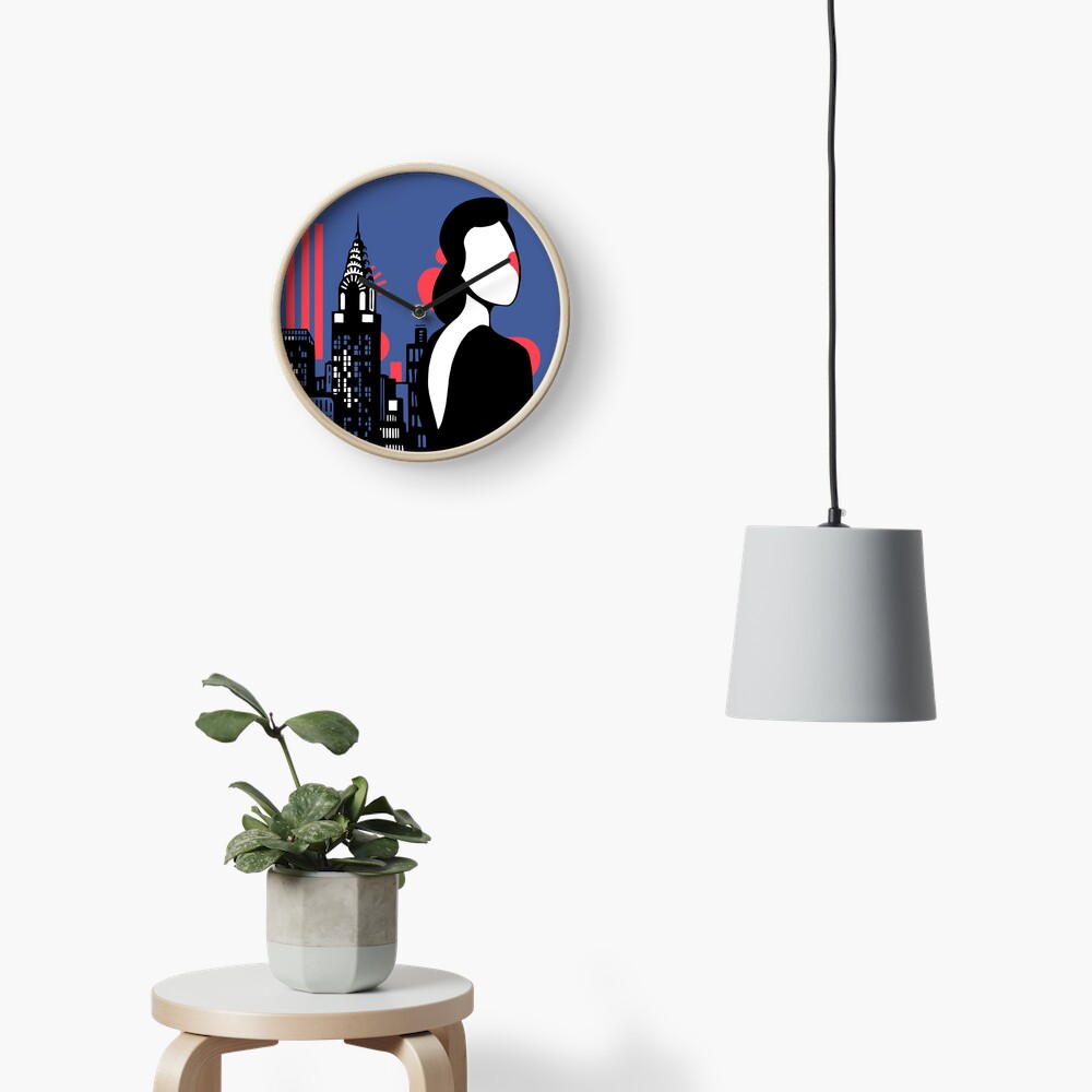 Vista previa del artículo con la obra «Reloj», diseñado y vendido por CovoStudio.