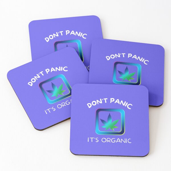 Item preview,  Don't Panic It's Organic, Marijuana, Cannabis, Bong, thc, Ganja, Weed, Funny Smoker  designed and sold by BestDesignbySof.