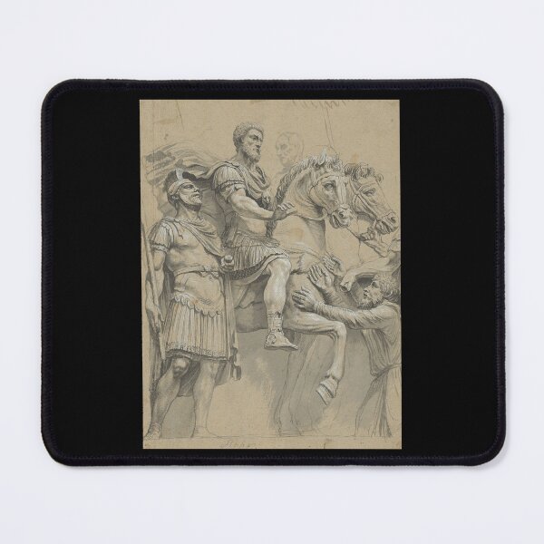 Item preview, Vintage Marcus Aurelius on Horseback Illustration designed and sold by vealsteallf.