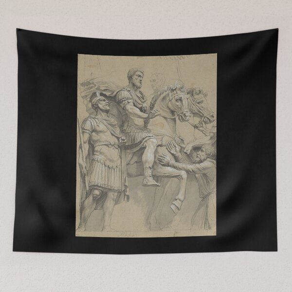 Item preview, Vintage Marcus Aurelius on Horseback Illustration  designed and sold by vealsteallf.