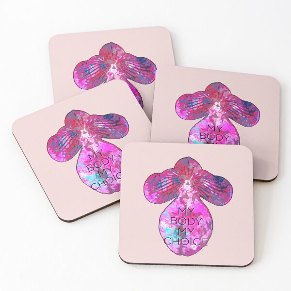 Item preview, My Body My Choice Colouful Drops Orchid designed and sold by AMSonArt.