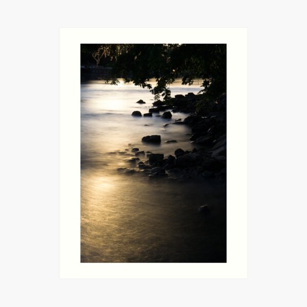 Reflets sur le fleuve @ Sol'So Photografée Impression artistique