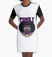 Funky Enough Graphic T-Shirt Dress