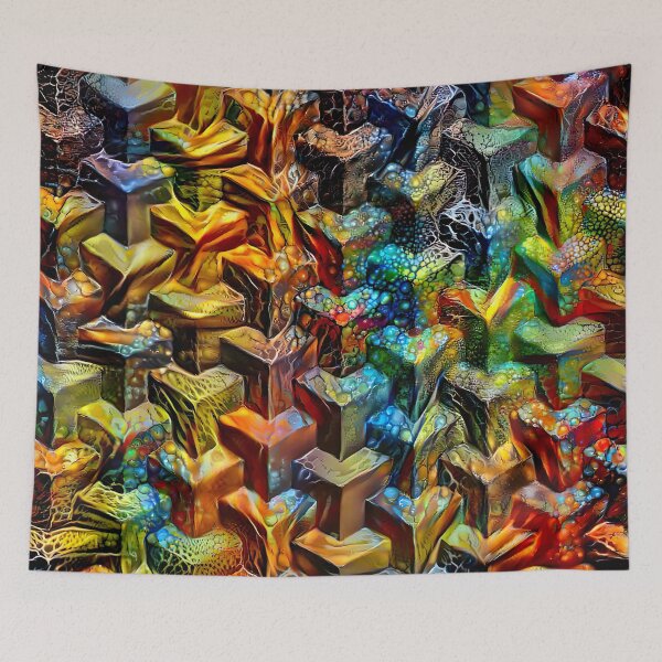 Item preview, 3D Cube Dream 54 designed and sold by DiscoGypsyFish.