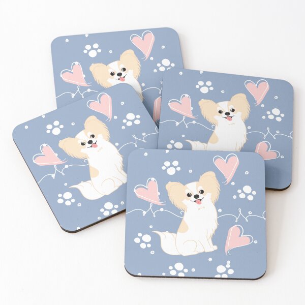 Item preview, Long Haired Cream White Chihuahua  designed and sold by Lulupainting.