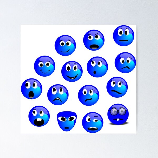 Scream Emoji Poster – Realistic Emojis