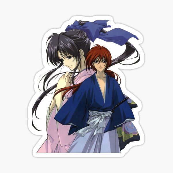 Rurouni Kenshin Anime Sticker For Sale By Batotastore Redbubble 